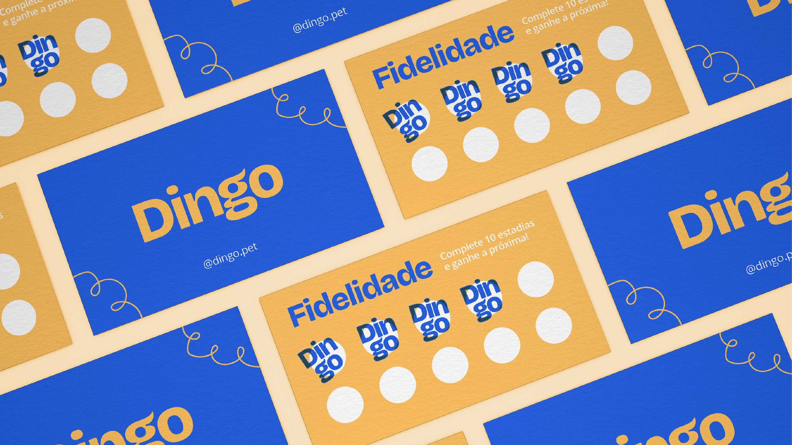 Aplicações em papelaria da marca Dingo